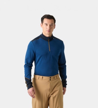 Helly Hansen Bleu Unterziehtrikot Lifa Merino - Bild 3