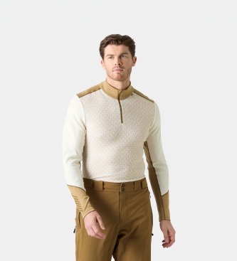 Helly Hansen Beige Unterziehtrikot Lifa Merino - Bild 3