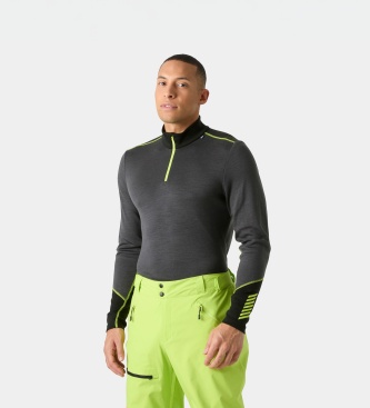 Helly Hansen Herren Grau Lifa® Merino Midweight Half-Zip Base Layer - Xl - Bild 3