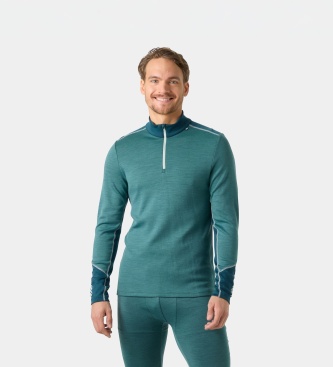 Helly Hansen Herren Grün Lifa® Merino Midweight Half-Zip Base Layer - L - Bild 3