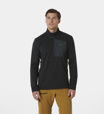 Helly Hansen Schwarz Sweatshirt 1/2 Zip Versalite Fleece - Bild 5