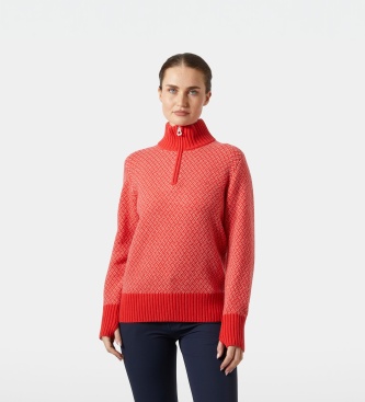 Helly Hansen Damen Rot Pullover Arctic Iceland - Bild 3