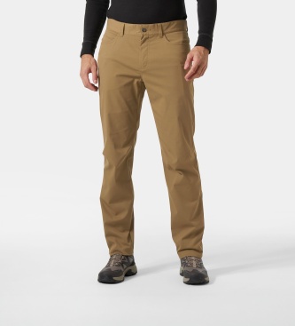 Para hombre. 63521 Pantalón 5 bolsillos Holmen marrón (32/32), Casual, Deportivo, Poliéster, Outdoor