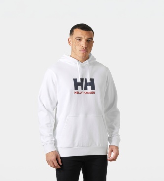 Helly Hansen Herren Weiß Hoodie Logo - Bild 3