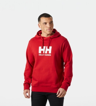 Helly Hansen Herren Rot Hoodie Logo - Bild 3