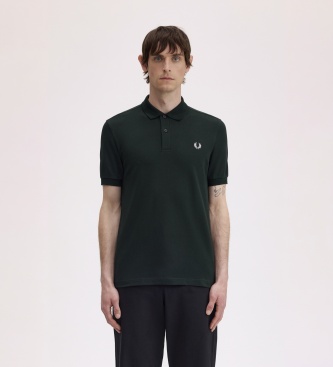 Fred Perry Uomo Verde Polo Plain - Immagine 2