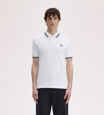 Fred Perry Polo Shirt M3600 weiß - Größe M - Bild 5