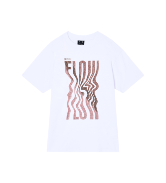 A|X Armani Exchange Camiseta Boy Relaxed Fit blanco
