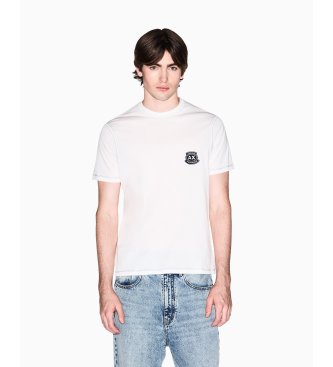 A|X Armani Exchange Camiseta Slim Fit blanco