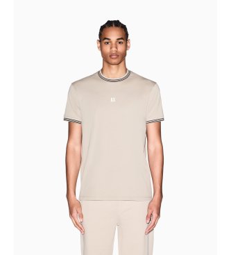 A|X Armani Exchange Camiseta Lisa beige