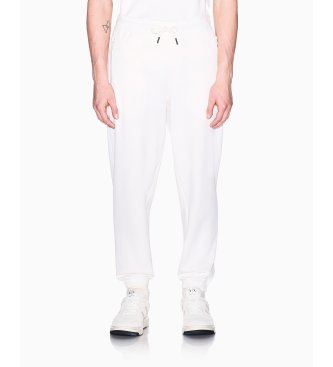 A|X Armani Exchange Homme Blanc Pour Xm002353af21869u1074 Pantalon Jogger Crème (Xs), Casuel, Coton