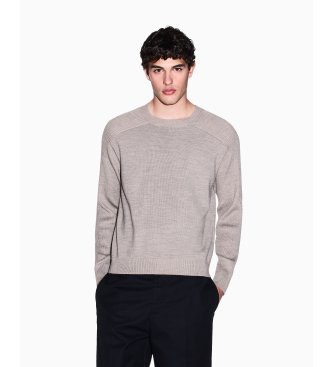 A|X Armani Exchange Jersey Textura beige
