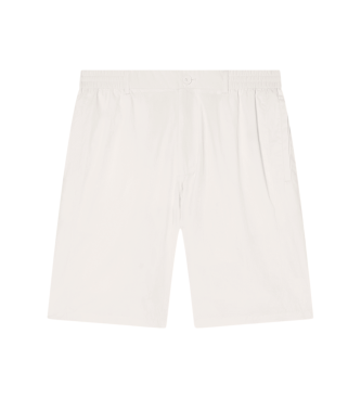 A|X Armani Exchange Bermuda de algodón blanco crema