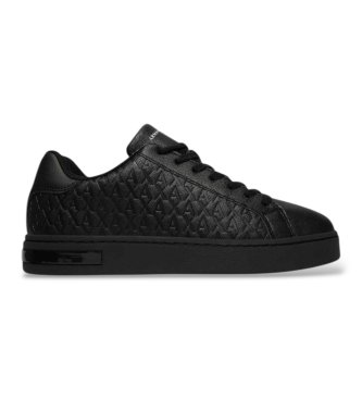 Sneakers London med svart textur