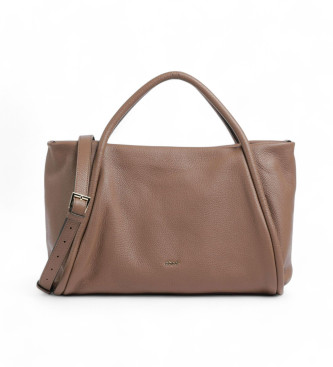 ABRO para mulher. 031378-46 Saco de compras Willow castanho (OSFA), Marrom, Casual, Pele