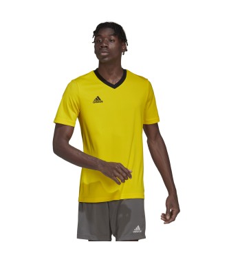 Adidas para homem. Entrada 22 T-shirt amarela adidas