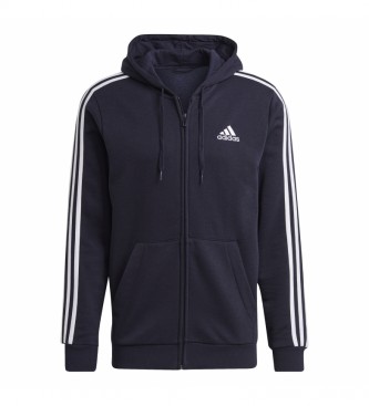 Adidas para homem. Essentials Fleece 3-Stripes Jacket navy adidas