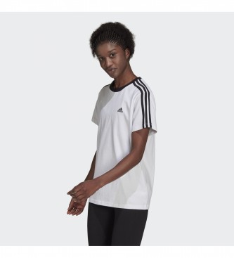 Adidas para mujer. Camiseta Essentials 3-Stripes blanco adidas