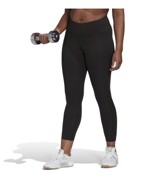 Adidas para mulher. Leggings Optime Training (tamanhos grandes) preto