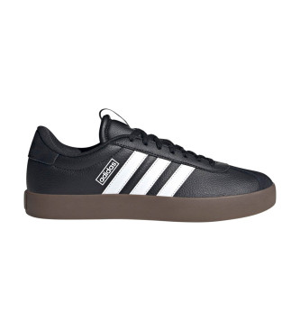adidas para hombre. ID6286 Zapatillas de Piel Vl Court 3.0 negro (44), Plano, Cordones, Casual