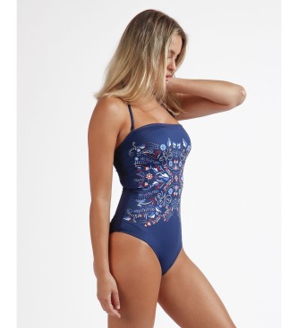 Admas para mujer. 11420-0-000216 Bañador Bandeau Sintra marino (M), Beachwear, Poliamida, Admas outlet 2024.