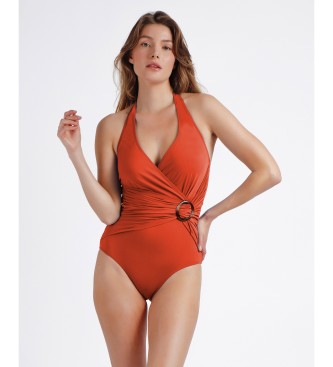 Admas para mujer. 11310-0-000059 Bañador Copa Shell naranja (S), Beachwear, Poliamida, Admas outlet 2024.