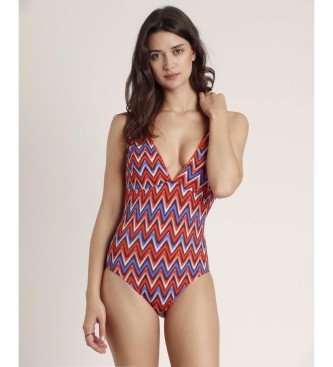 Admas para mujer. 11430-0-000059 Bañador Ethnic Waves multicolor (S), Beachwear, Poliamida, Admas outlet 2024.