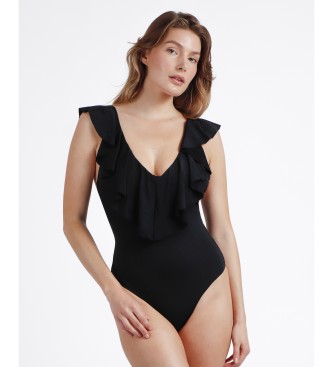 Admas para mujer. 11378-0-000110 Bañador Volantes Summer Frill negro (40), Beachwear, Poliamida, Admas outlet 2024.