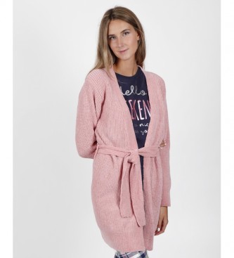 Admas para mulher. Tire a vida ao roupão de banho Chenille rosa