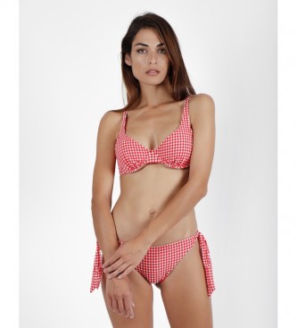 Admas para mulher. BiquÃ­ni Aro Sweet Vichy vermelho Admas