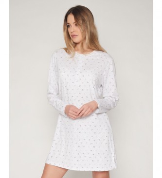 Admas para mujer. Camisón Pretty Flowers gris Admas