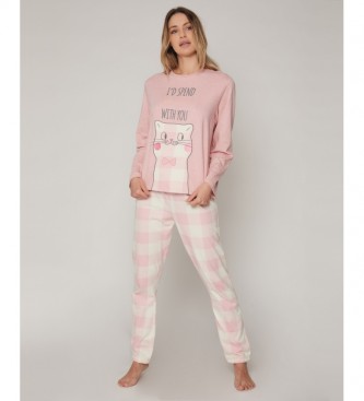 Admas para mujer. Pijama Seven Lives rosa Admas