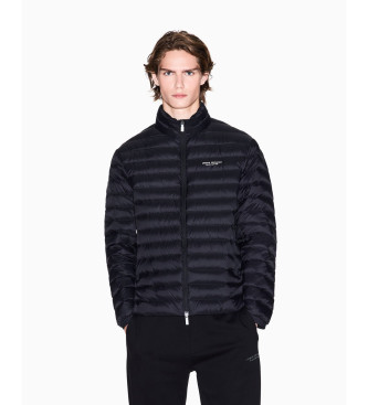A|X Armani Exchange para hombre. XM001919AF16927UC001 Chaqueta acolchada con cremallera completa negro (S), Casual, Poliamida