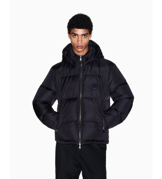 A|X Armani Exchange para hombre. XM000348AF12286UC001 Chaqueta Padded negro (S), Casual, Poliamida