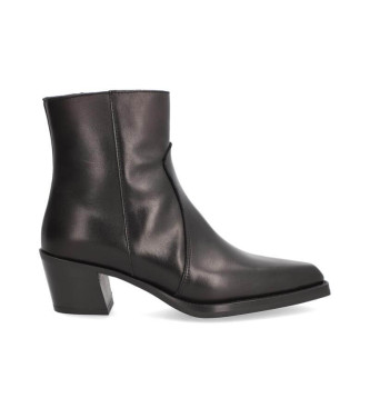 Alpe para mujer. 553803 Botines de piel Brooklyn negro (35), 3 a 5cm, Ante, Ninguno, Casual