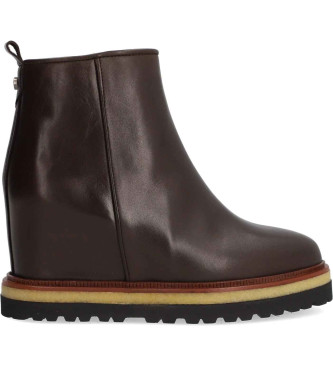 Alpe Para Mujer. 550636 Botines De Piel Vanity 2 Testa (38), 8 A 10Cm, Cremallera, Casual, Granate-image