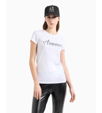 Armani Exchange para mujer. 8NYT91YJG3Z1000 Camiseta de manga corta blanco (S), Casual, Algodón