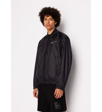 Chaqueta deportiva negro (L), Casual, Poliéster, Armani Exchange outlet 2024.