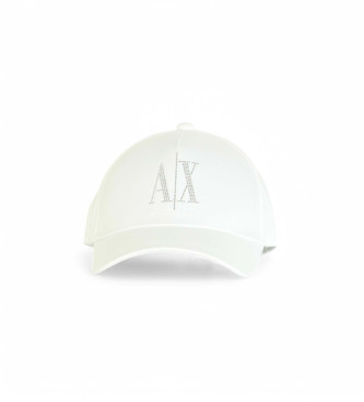 AIX Armani Exchange para mujer. XW000957AF13846U0002 Gorra de béisbol blanco (OSFA), Casual, Algodón