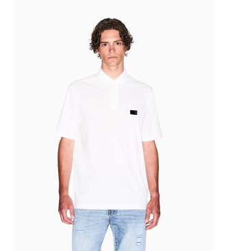 Armani Exchange para hombre. XM000484AF10364U0009 Polo de manga corta blanco (XS), Casual, Algodón