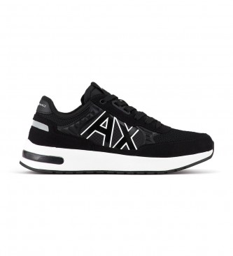 Zapatillas contraste negro (44), Plano, Cordones, Casual, Armani Exchange outlet 2024.