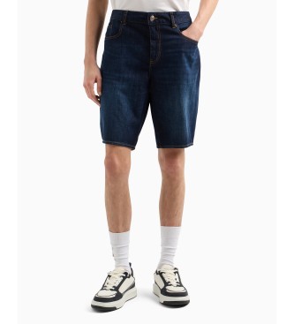 Armani Exchange para hombre. XM000073AF13089MB010 Short slim marino (36), Casual, Algodón, Denim