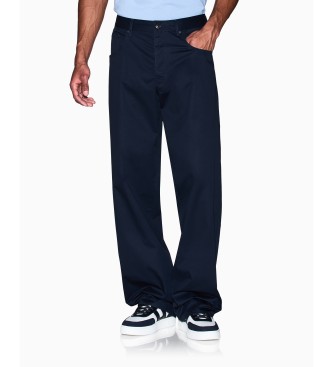 Armani Exchange para hombre. XM000076AF11882UB101 Pantalón 5 Pockets marino (36), Casual, Algodón