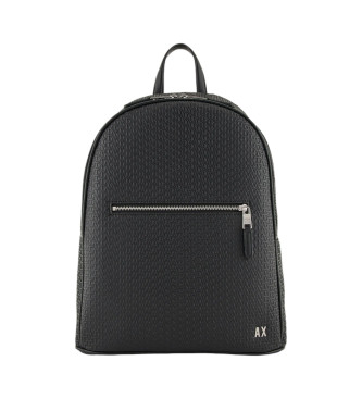 Mochila logo negro (OSFA), Casual, Poliéster