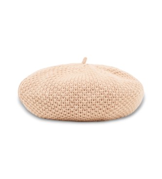 A|X Armani Exchange para mujer. XW001544AF16604U1051 Gorro Basco Sound Arena (OSFA), Beige, Homewear, Lana, Acrílico