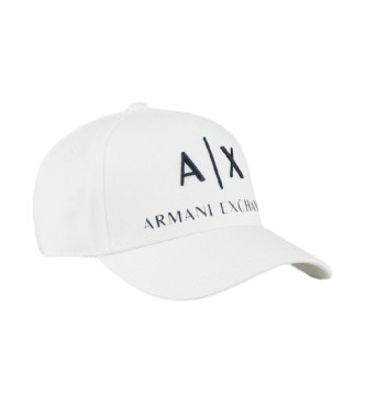 Armani Exchange para hombre. 954039CC51300812 Gorra blanco (OSFA), Casual, Algodón
