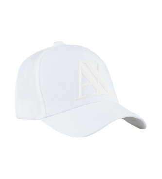 Armani Exchange para hombre. 954079CC51800010 Gorra blanco (OSFA), Casual, Algodón