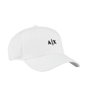 Armani Exchange para hombre. 954112CC57100010 Gorra blanco (OSFA), Casual, Algodón