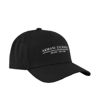 Armani Exchange para hombre. 954202CC15000020 Gorra negro (OSFA), Casual, Algodón