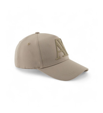 Armani Exchange para hombre. 954079CC518U6167 Gorra Casual beige (OSFA), Poliéster